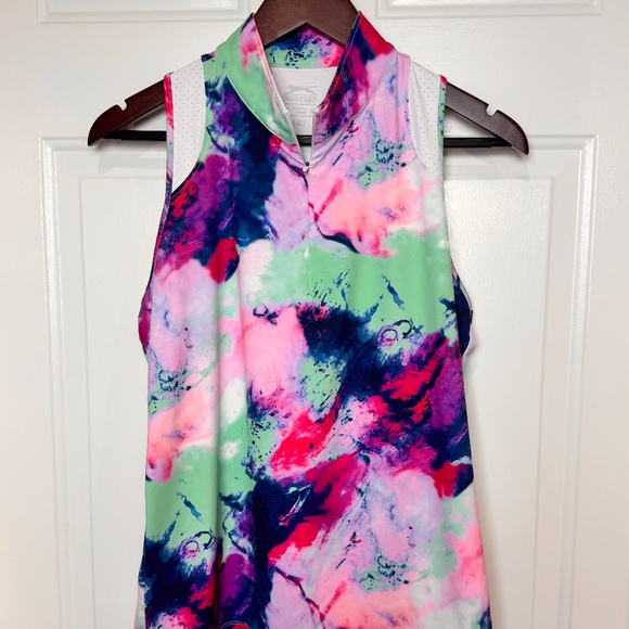 Slazenger Women's Golf Tank Top Quarter Zip Size M - Picture 1 of 9